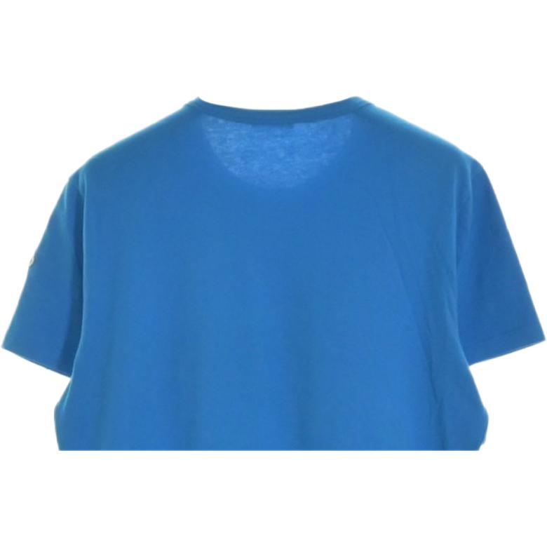 Moncler Letter Print Logo Casual Short Sleeve T-Shirt Men Tops Blue 209180019508390T730
