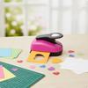 Paper Punch with Lever HandOperated Bicolor Stamp Punching Device for Crafters,