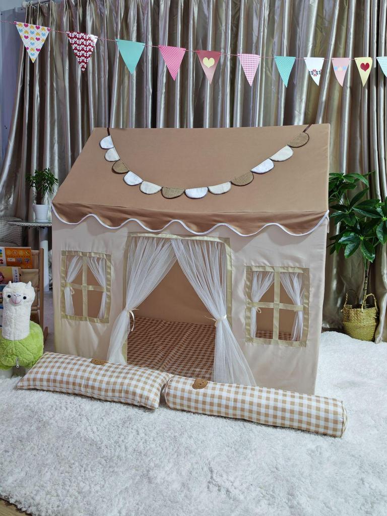 Child's Indoor Playhouse Tent - Kids' Round Castle Gift