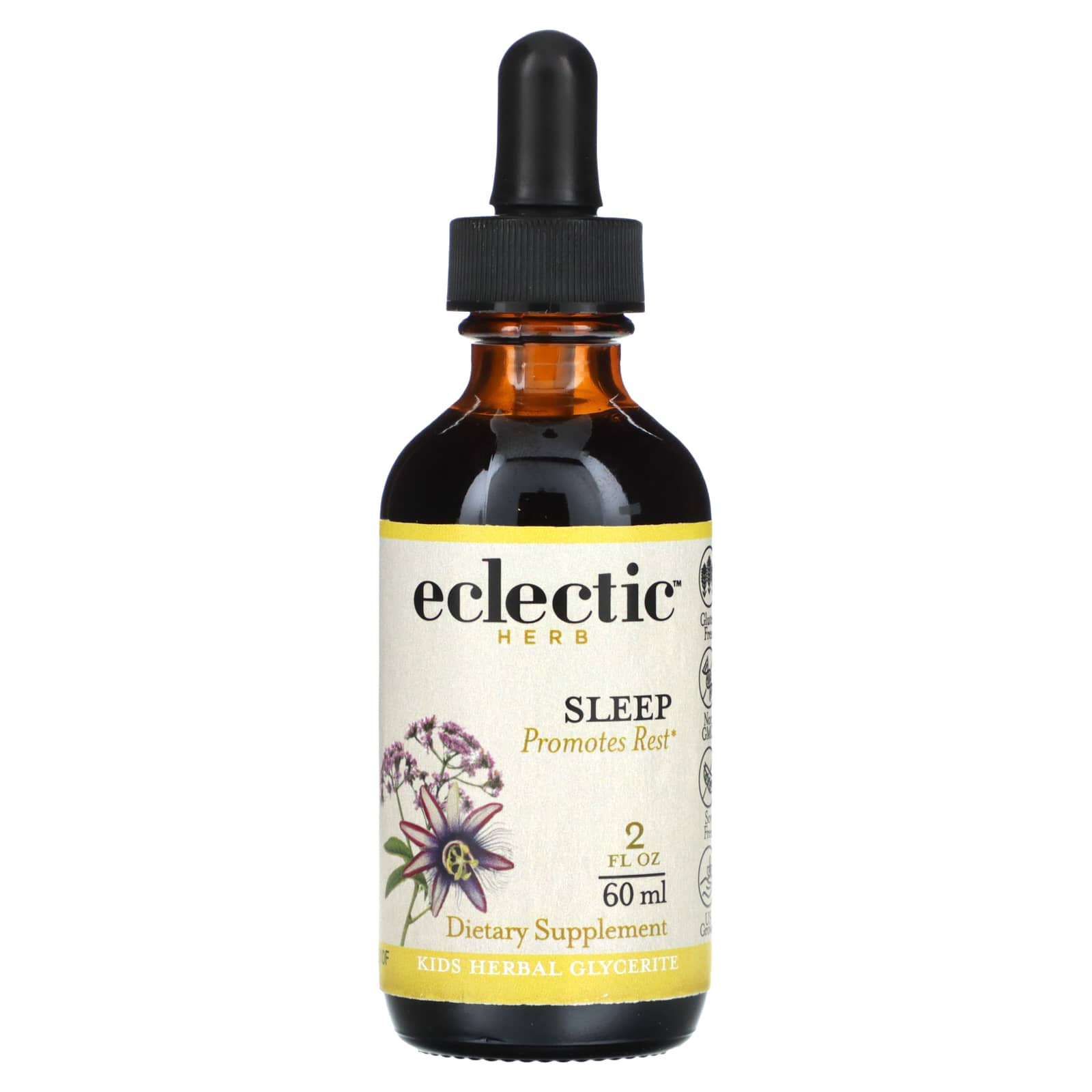 

Eclectic Herb, Children s Herbal Glycerite, Sleep, 2 fl oz (60 мл)