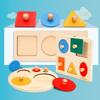 Puzzle Montessori Jucării din lemn Forme geometrice Sortare Matematică Colorat Preșcolar Învățare Joc educațional Jucării pentru copii mici