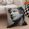 eEd Sheeran Music Idol Cushion Cover Throw Pillow Cover Hidden Button Durable Polyester Chair Cushion