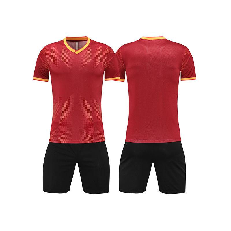 Short-sleeved Football Jersey Set Spot Printing Number Light Board Football Training Jersey Team Summer Game Jersey