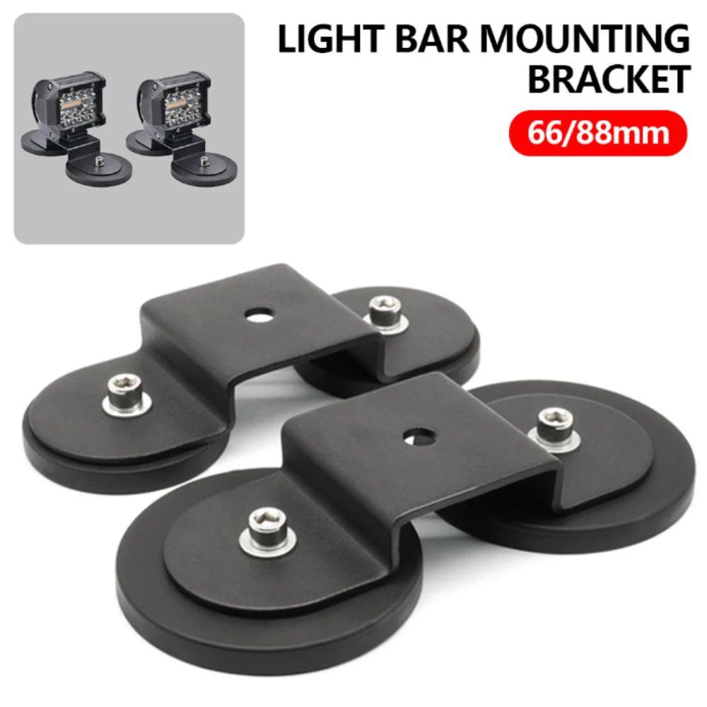 Stainless Steel Magnetic Bracket Strong Magnetic Mounting Base Accessories Off-Road Light Bar  SUV