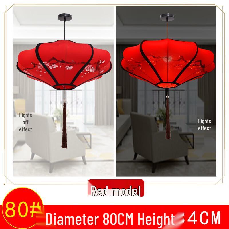Festive Hand-painted Round Paper Lantern