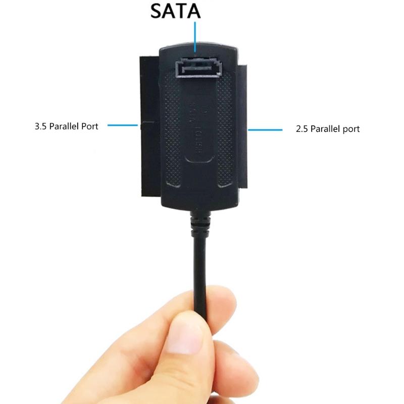 Hochgeschwindigkeits-USB-zu-IDE-Konverterkabel Unterstützt 2,5-Zoll/3,5-Zoll/5,25-Zoll-Festplatten und optische Laufwerke HDD-Übertragungskabel