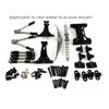For 1/14 Tamiya RC Truck For volvo For scania Diy Parts Simulation Rear Double-bridge Suspension Assembly