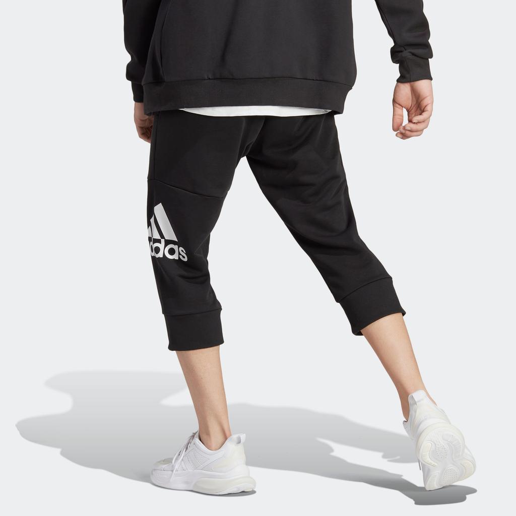 Adidas Essentials Big Logo Three-Quarter Length Pants Men Bottoms Black HA4350