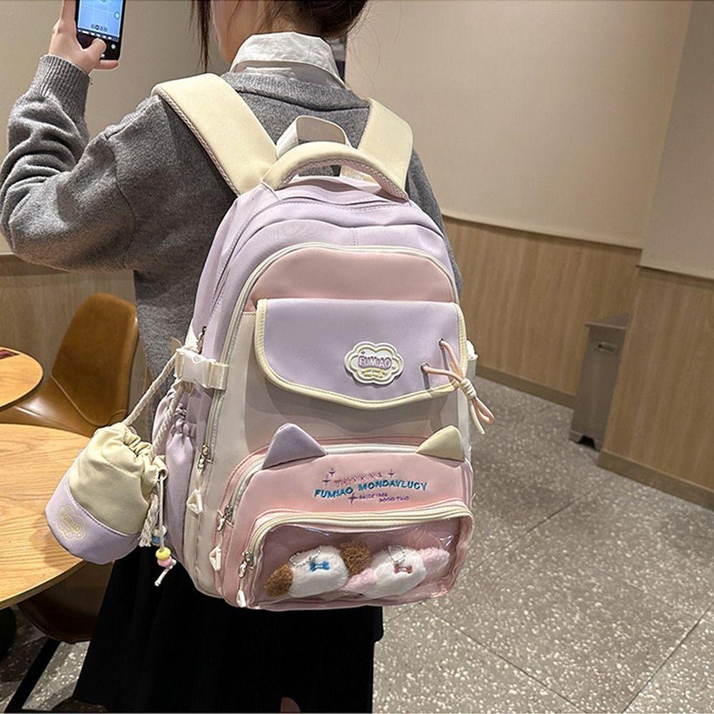 Japanese Style Students School Bags Waterproof Large Capacity Daypack Lolita Itabag  Mountaineering