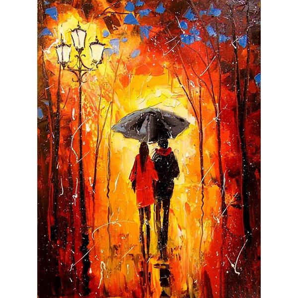 Full Round 5D Diy Diamond Painting Woman Umbrella Diamond Embroidery Portrait Picture Crystal Cross Stitch Mosaic Home Decor