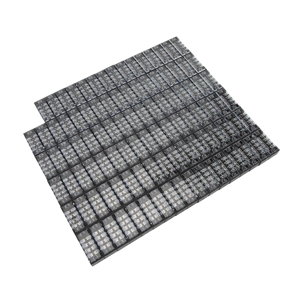 100Pcs 15A 600V TB‑1504L Terminal Block Copper Link Column 4 Sections Power Terminal Block