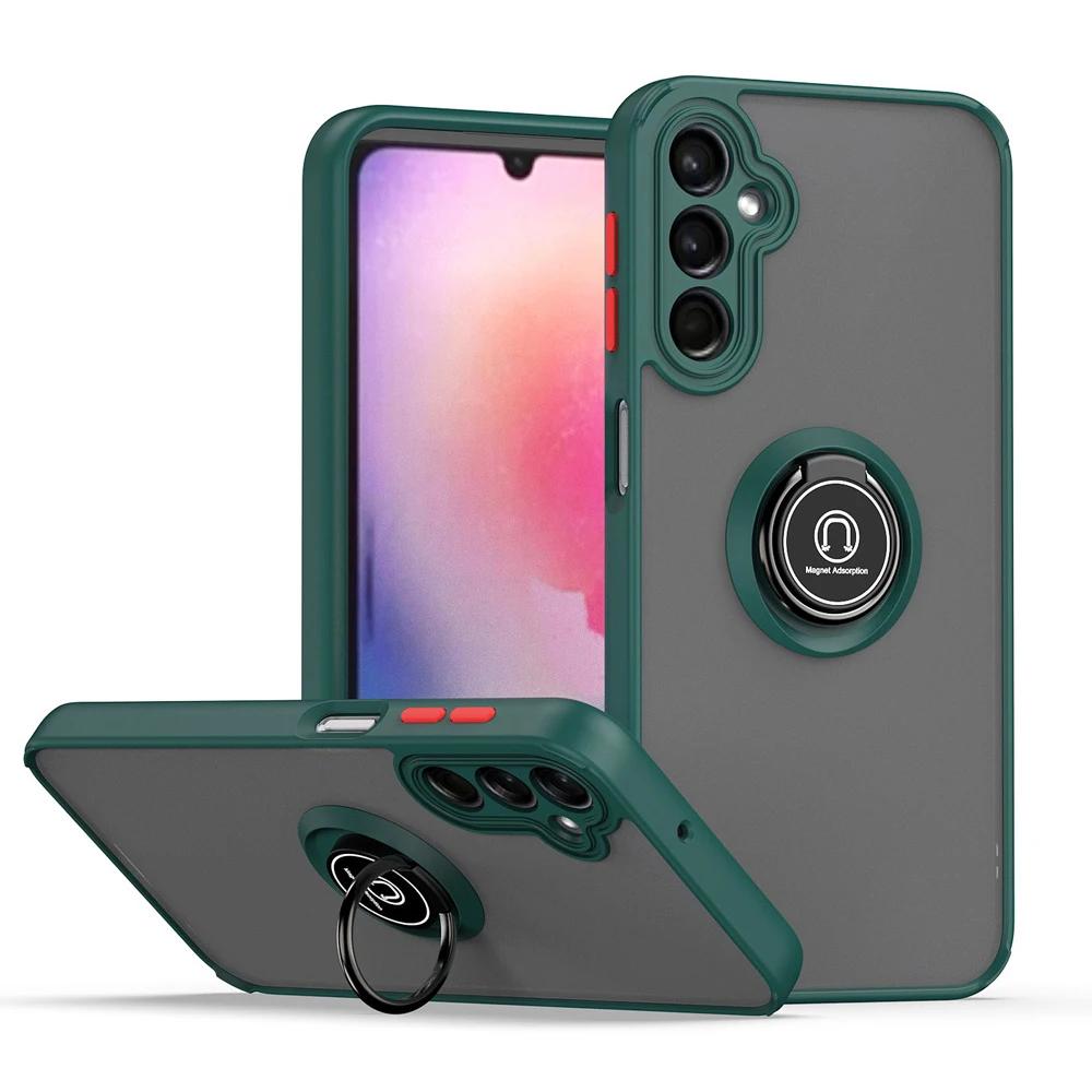 For Samsung Galaxy S24 FE S23 Plus S22 S21 S20 Note 20 Ultra 10 Lite Case Shockproof Cover With Ring Fundas Coque