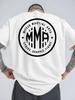 Summer Unisexs Casual Letter Printed Round Neck Tshirt Breathable 100 Cotton Fitness Exercise Soft Daily Sweating Short Sleeve