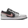 Air Jordan 1 Low 'Grey Fog Bleached Coral' Men's 553558-062
