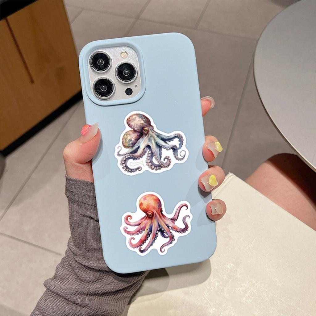 55pcs Suitcase Stickers Waterproof Stickers Scooter Computer Tablet Cartoon Decoration