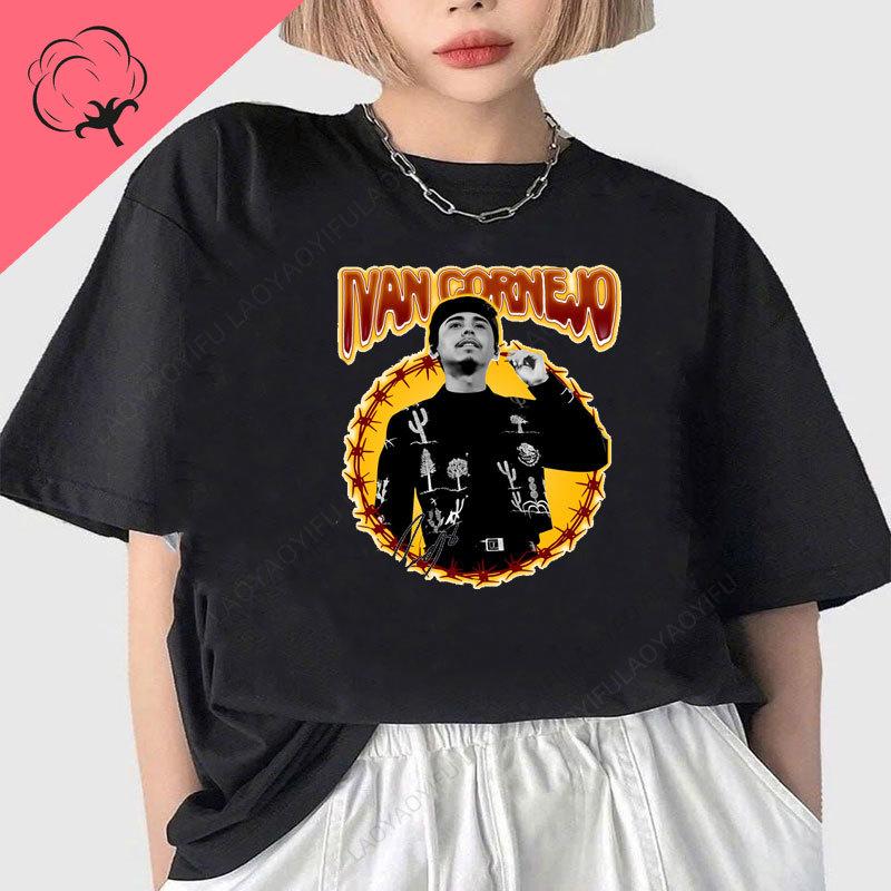 

ropa de mujer Ivan Cornejo Mirada Tour TShirts best seller popular fashion two side printed tee Harajuku Unisex camisetas S