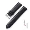20mm 22mm Vintage Brown PU Leather Strap Suitable for Men's and Women's Straps for Smartwatch Watch Accessories Black Watch Band
