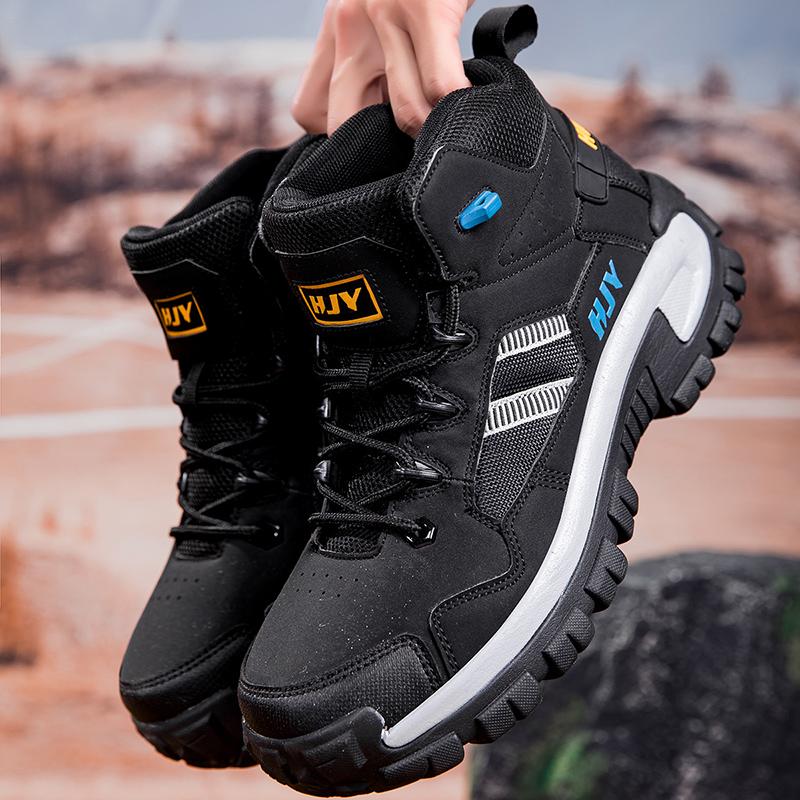 Military Running Shoes Ankle Boots Men Outdoor Climbing Shoes Man Boots Winter Thickness Shoes for Men Mens Desert Boots