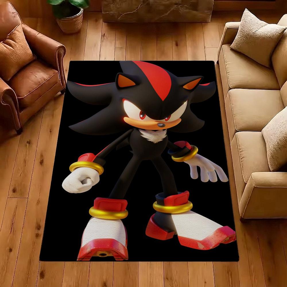Sonic Hedgehog Carpet Bath Mat Fluffy Rug Soft Foot Mat Under Desk Mat Living Room Rug Pet Friendly
