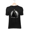 Mens Gothic Skeleton King T-Shirt - Skull Crown Graphic Tee, Dark Fantasy Shirt