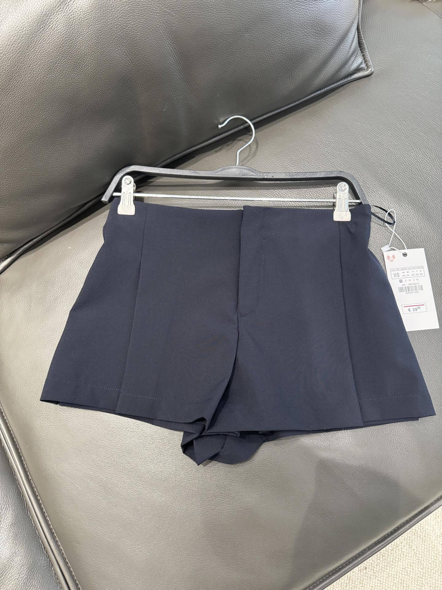 

Long Legs 25 Spring/Summer Women s Mid-Waist Pleated Culottes with Slimming Effect Small глубокий/моря