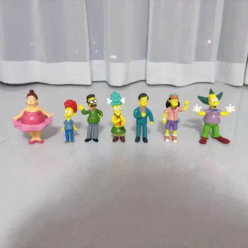 Anime Action Figures Xin Pusen Family Antique Toys Ornaments With Labels Complete Set Kawaii Cool Funny Room Holiday Gifts