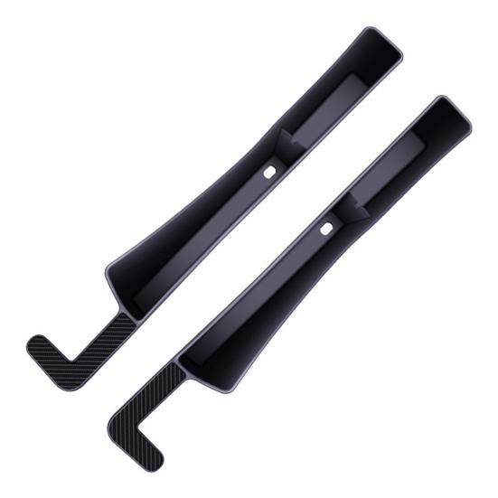 2Pcs Car Seat Gap Fillers Automotive Seat Organizer Large Capacity Easy Installation Universal Car Interior Seat Gap Storage Box
