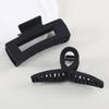 2Pcs Headwear Set Women Fashion Claw Clip Coffee Black Acrylic Large Hair Claw Korean For Girl Clip Barrette Hair Accessories