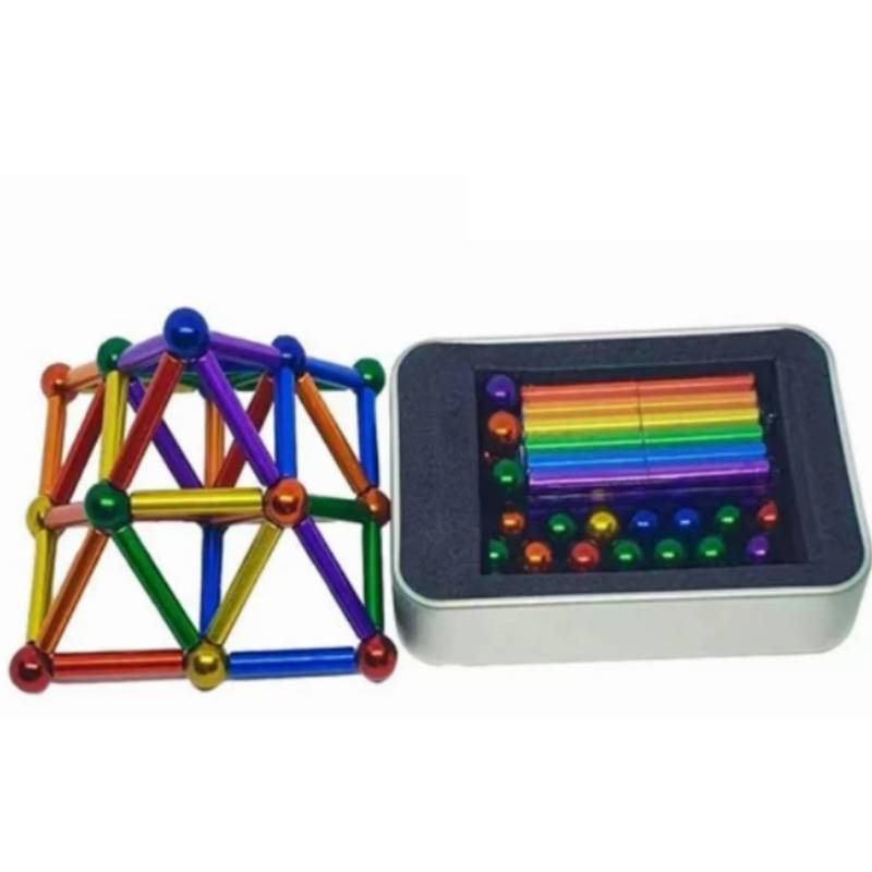 Magnetic Building Block Toys With Iron Box Spatial Perception Gifts Teenage