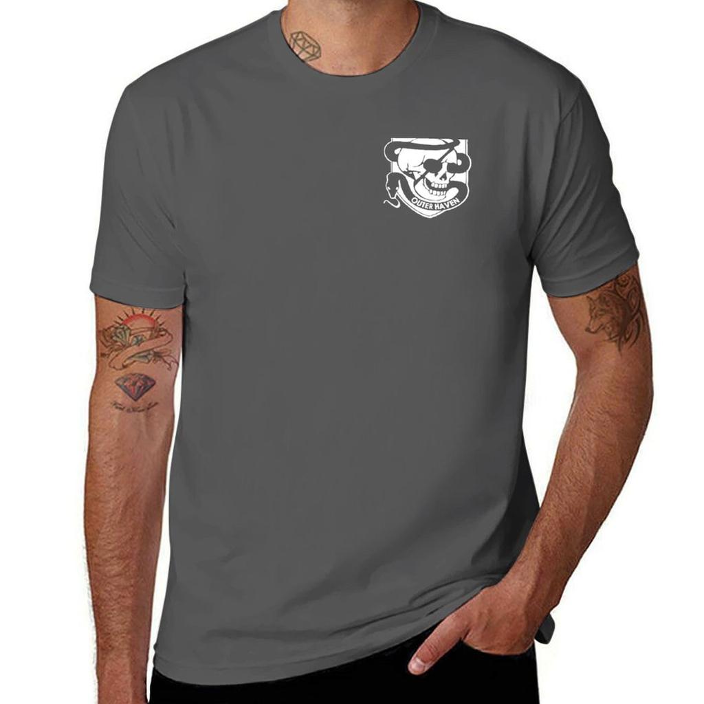 outer heaven TShirt Gym Wear Breathable Short Sleeve Tee