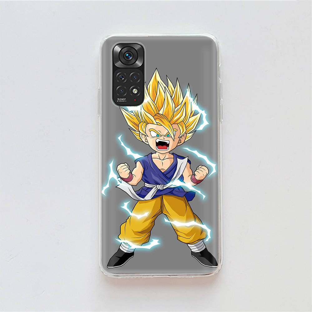 DT41 Dragon Ball Super Hülle für Samsung A04 A14 A23 A34 A54 M23 M33 M52 M53 Realme 10 9 C30S C35 C55 VIVO Y02S Y21 Y33S Y51 X80 Pro Klare Abdeckung