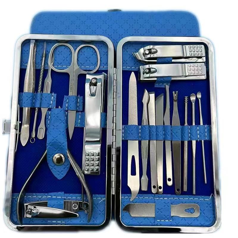 19-Piece Manicure Set Nail Clippers Nail Care Tools Manicure Kit