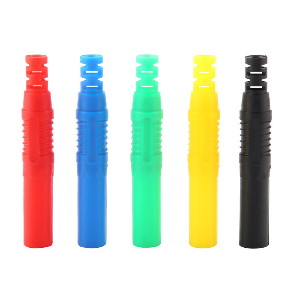 P3013 10pcs 4mm Nickle Plated Copper Banana Plug DIY Solder Assembly Connector