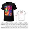Watercolor Triangles Pattern Bright Colors TShirt Funny tshirt affliction shirts heavyweight t shirts for men