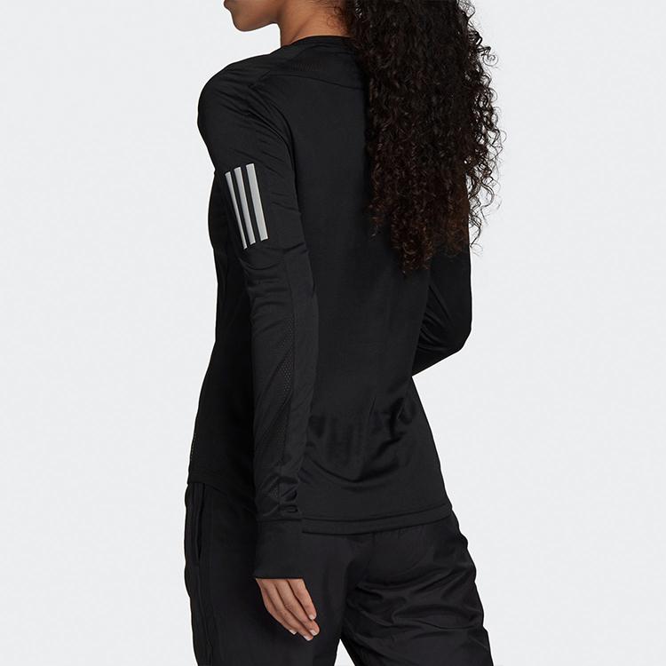 Adidas OTR Long Sleeve Tee Women Athletic Apparel Black GL7984