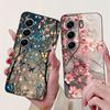 For Tecno Camon 40 Case CM5 Silicone Cute Cat Fashion Flowers Funny Painted Back Cover For Techno Camon 40 Phone Case Bumper