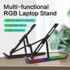 USB Docking Station Laptop Stand Aluminum Alloy Notebook Bracket RGB Cooling Stand  PC Accessories