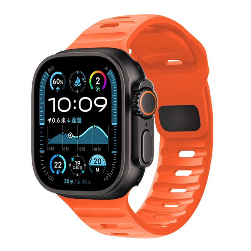 Armband für Apple Watch Band 44mm 49mm 45mm 46 42mm 40mm 41mm Sport Silikonarmband correa iwatch Serie 7 6 3 se 8 9 10 ultra 2