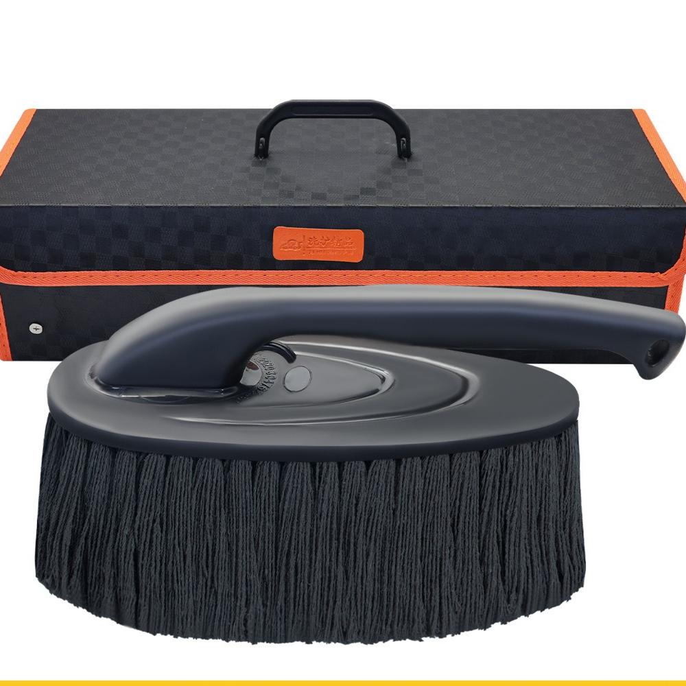 Car wash mop dust removal duster with wax brush does not hurt car paint wipe artifact cleaning soft bristle brush cleaning tool