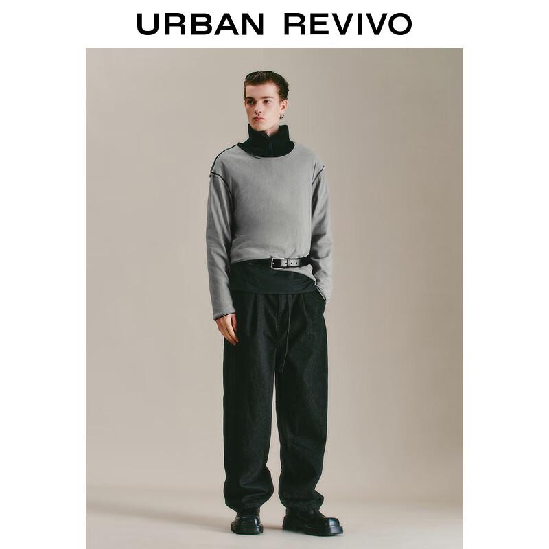 

UR Men s Color-block Embroidered Long Sleeve T-shirt M