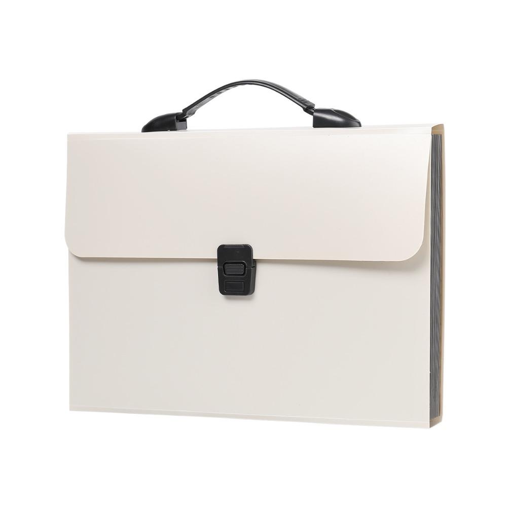 Portable Accordion File Folder Large Capacity Document Storage Bag a4 Document Holder School