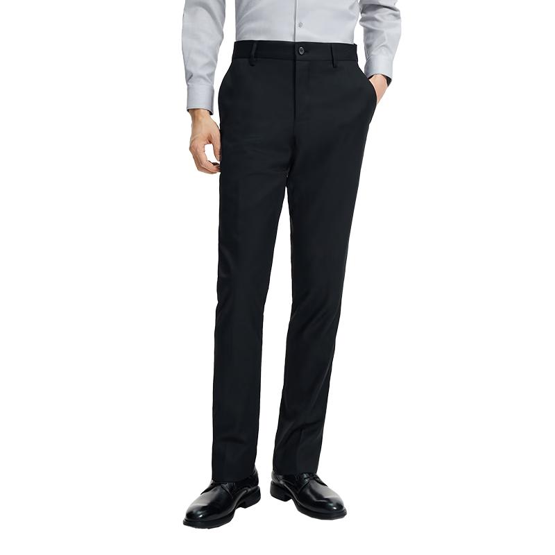 Goldlion Men s Slim-Fit Wrinkle-Resistant Business Dress Pants 32