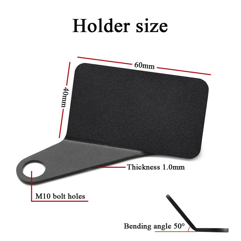 

Motorcycles water temperature VoltageTime RPM Tachometer Norxi Mini 4 in 1 LED Digital Display Quad meter