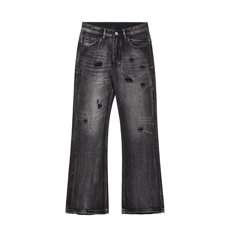 

JYL Men s Wide-Leg Jeans American Vintage Cleanfit Summer Thin New Denim Pants M амарантовий