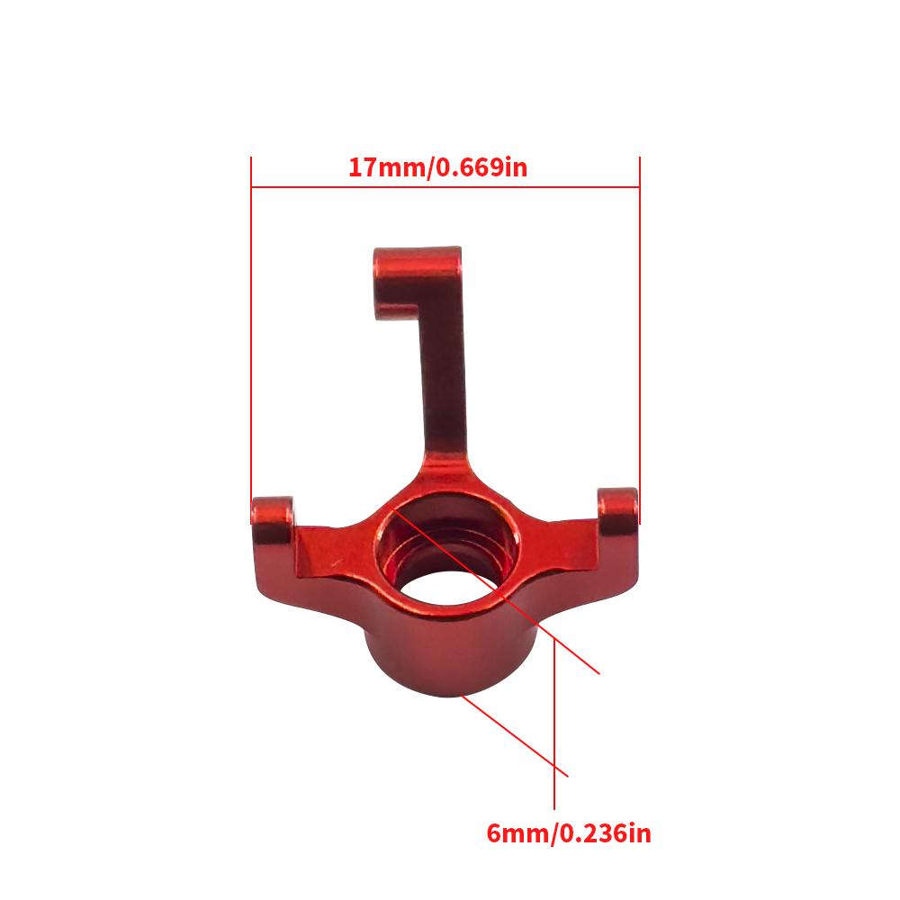 Metal Front Steering Knuckles Aluminum Spindles For Losi Micro B Micro T Upgrades Parts 1/24 Accessories Rc Car
