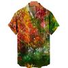 Oversized Shirt Hawaiian Beach Holiday Flower Painting Pattern Summer Casual Man Top Breathable Mens Design Clothing New
