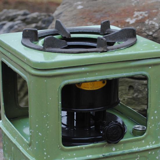 Portable Kerosene Stove Lightweight 10-Wicks Camp Stove Heater Outdoor Cooking BBQ Picnic Camping Hiking 3-5 Person Kerosene Furnace Burner
