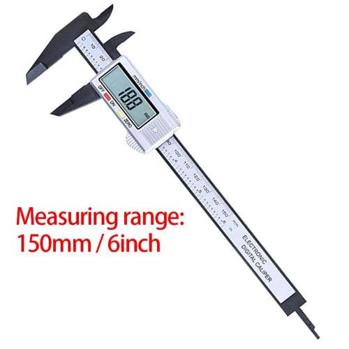 Digital Caliper 6-inch Electronic Caliper 100mm Caliper Micrometer Digital Ruler Measuring Tool 150mm 0.1mm Professional Process