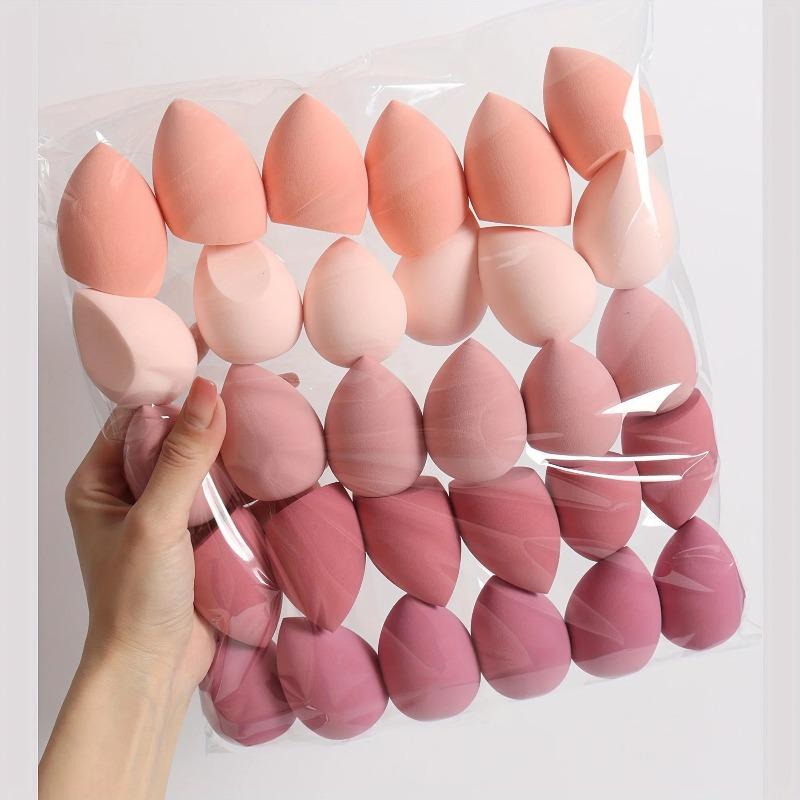 

5piece/10piece Makeup Sponge Set, Suitable for Liquid BB Cream Powder Application, Makeup Egg Dry Wet Dual-use Powder Puff