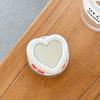 Mobile Phone Airbag Bracket Solid Color Love Mirror Back Stick To Desktop Watching Drama Magnetic Lazy Support Frame